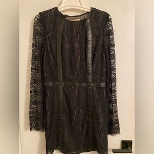 Black Lace Kittenish Dress